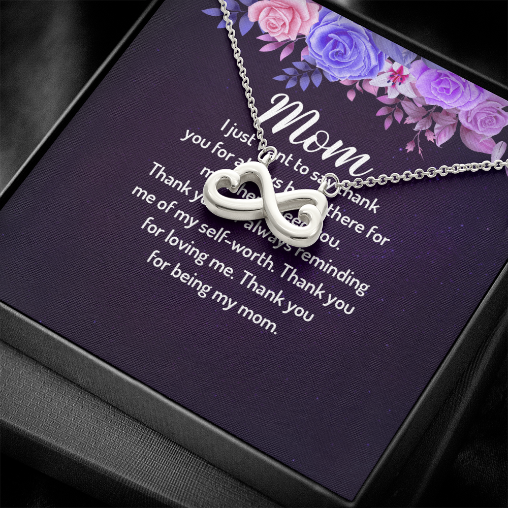 Endless Love Necklace: Mom- Thank You