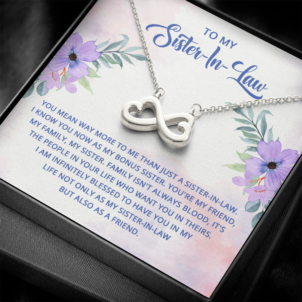 Endless Love Necklace: To My Sister -In-Law You Mean Way More To Me