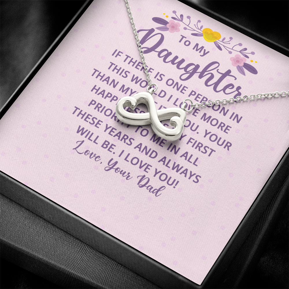 Endless Love Necklace:Daughter -Love Your Dad
