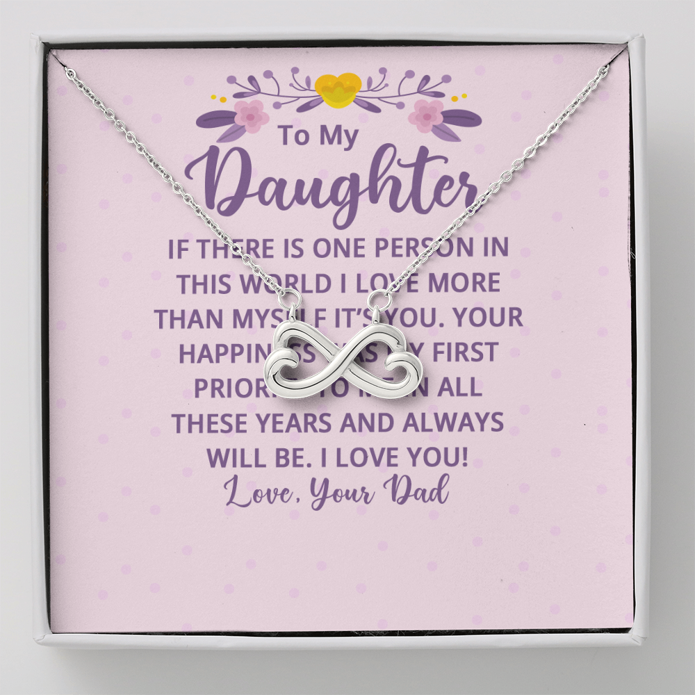 Endless Love Necklace:Daughter -Love Your Dad