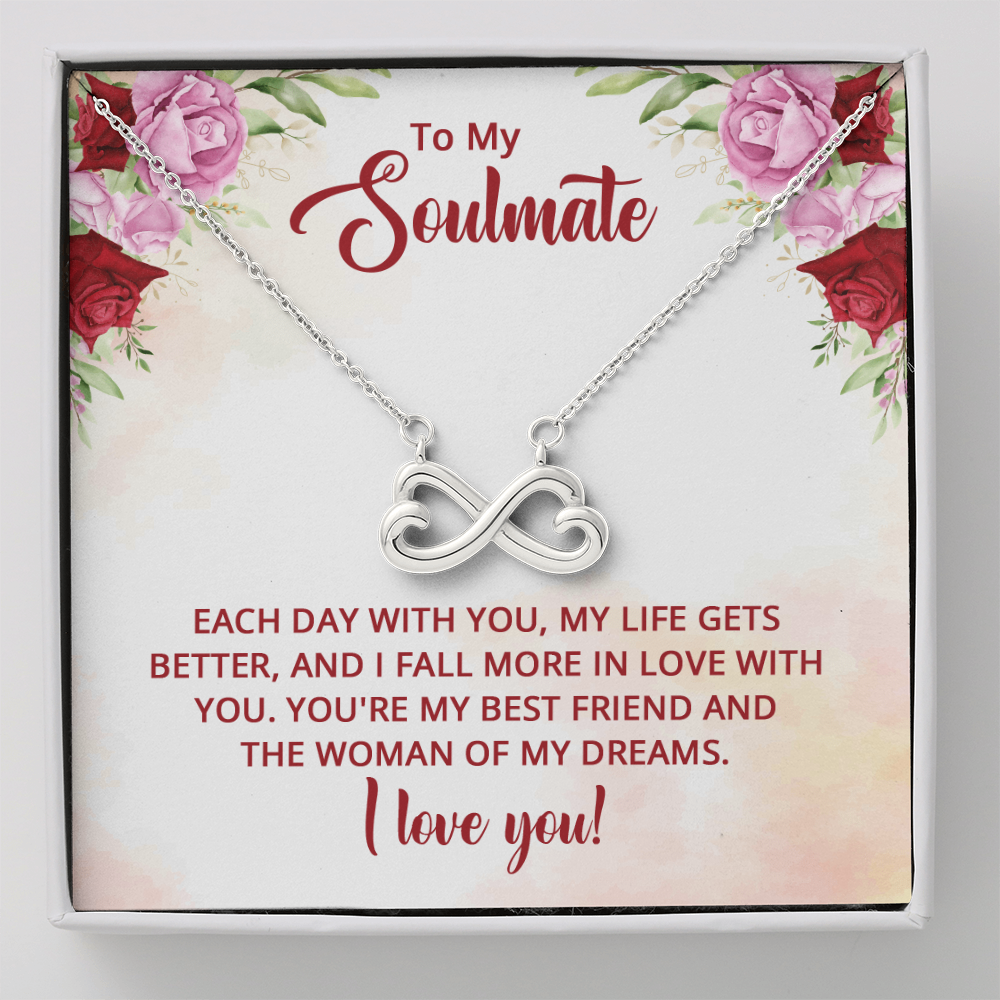 Endless Love Necklace:To My Soulmate I Love You !