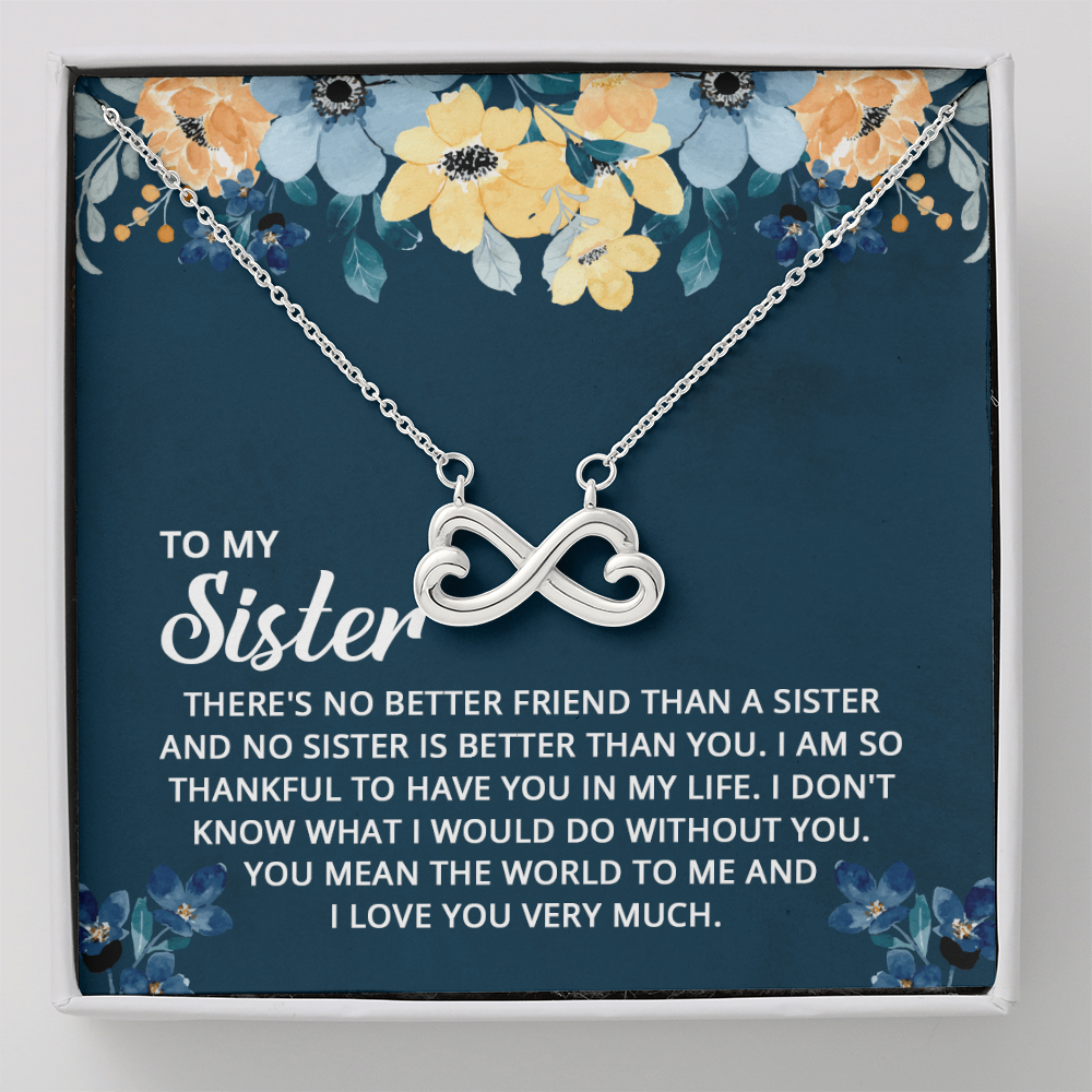 Endless Love Necklace:To My Sister