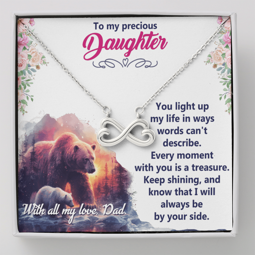 Endless Love Necklace: Daughter - To My Precious Daughter