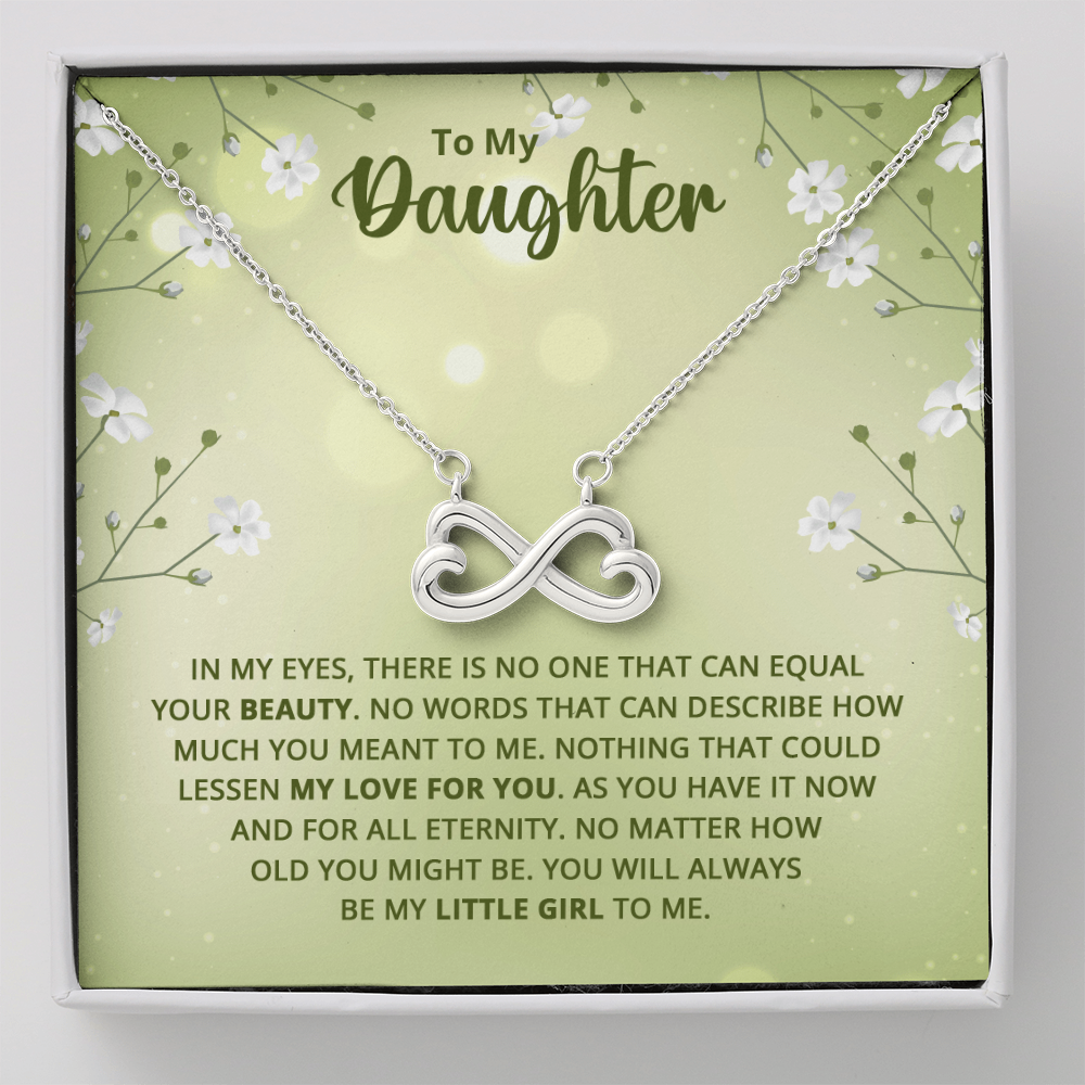 Endless Love Necklace: Daughter -In My Eyes My Little Girl