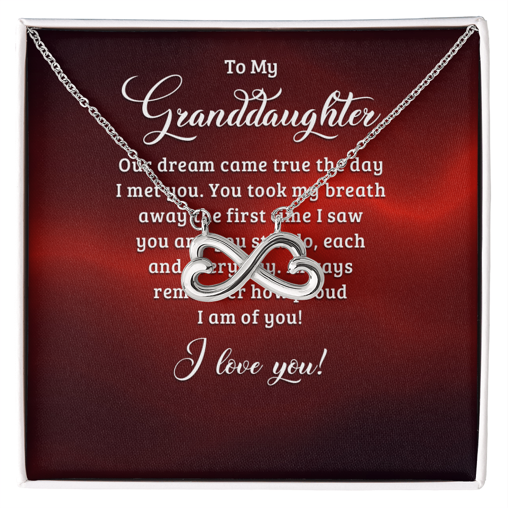 Endless Love Necklace:To My Granddaughter