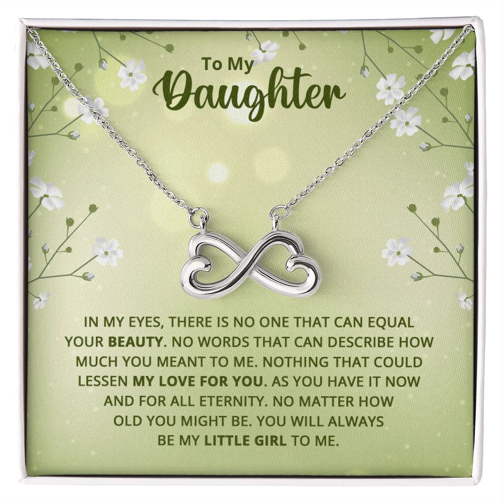 Endless Love Necklace: Daughter -In My Eyes My Little Girl