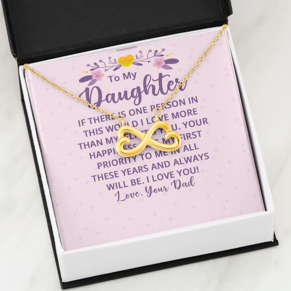 Endless Love Necklace:Daughter -Love Your Dad