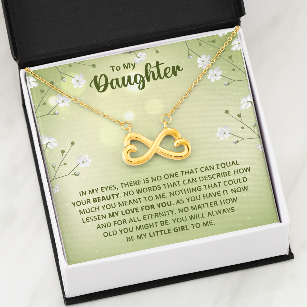 Endless Love Necklace: Daughter -In My Eyes My Little Girl