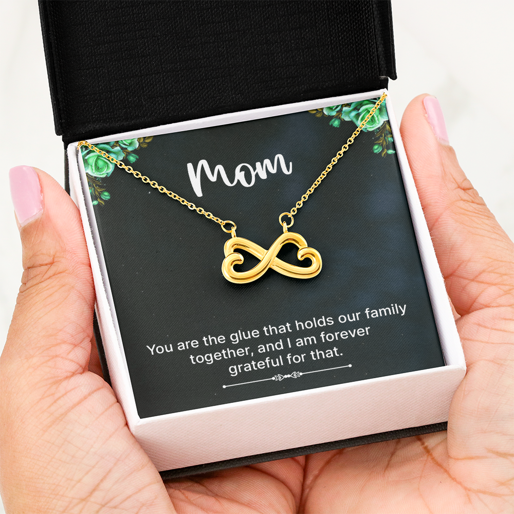 Endless Love Necklace : Mom- You Are The Glue