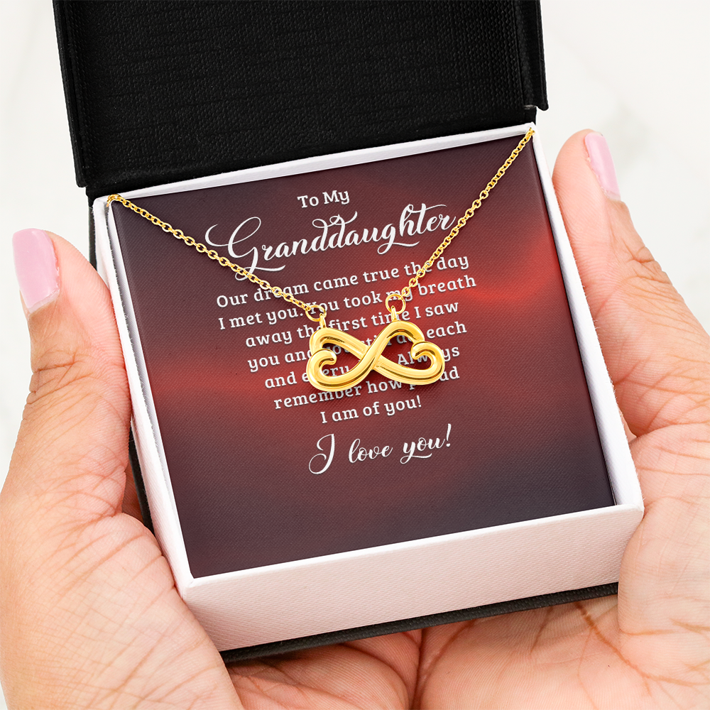Endless Love Necklace:To My Granddaughter