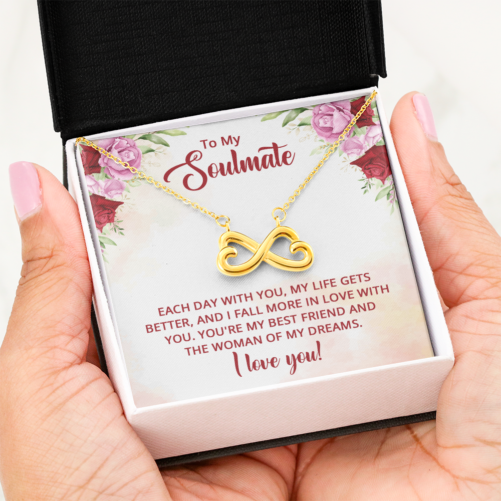 Endless Love Necklace:To My Soulmate I Love You !