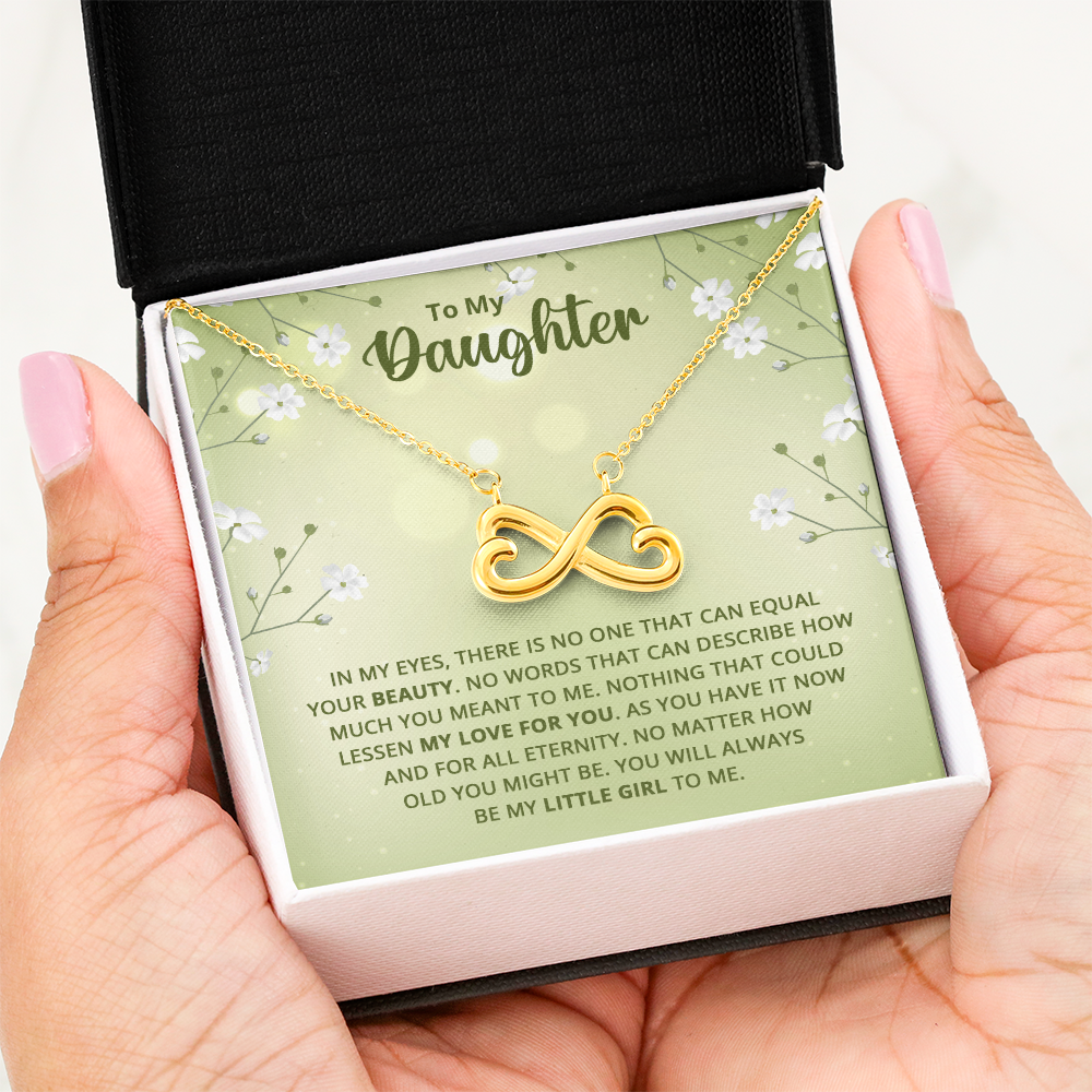 Endless Love Necklace: Daughter -In My Eyes My Little Girl
