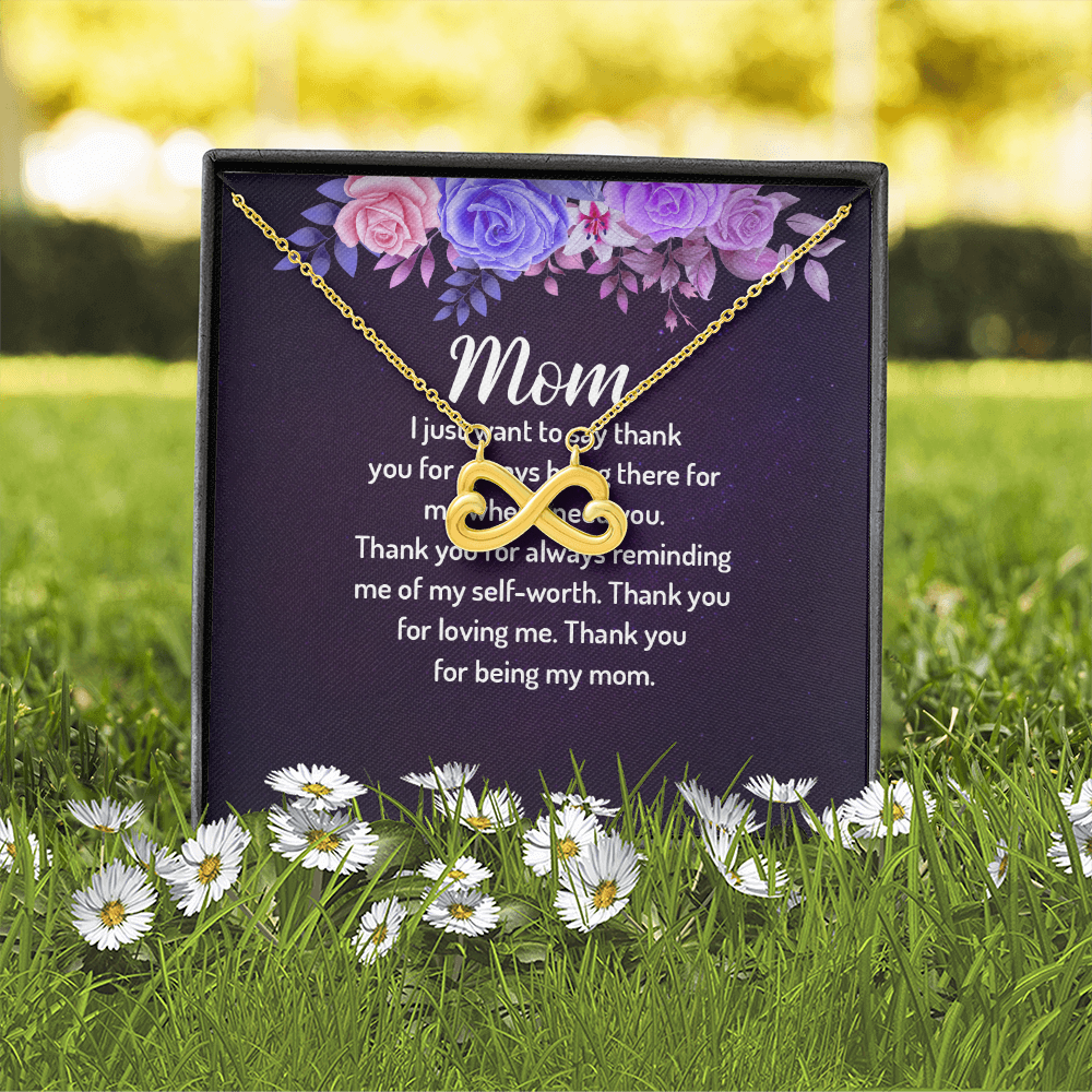 Endless Love Necklace: Mom- Thank You