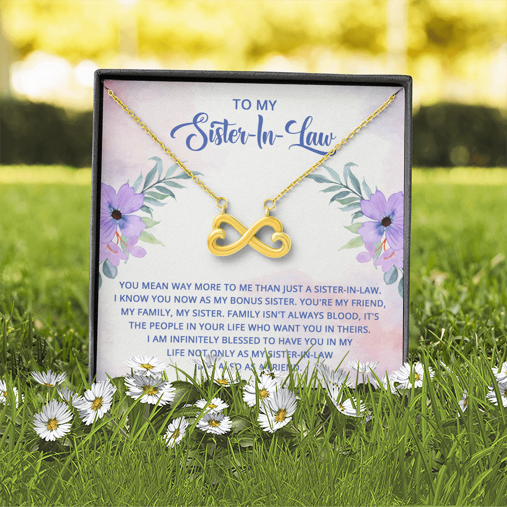 Endless Love Necklace: To My Sister -In-Law You Mean Way More To Me