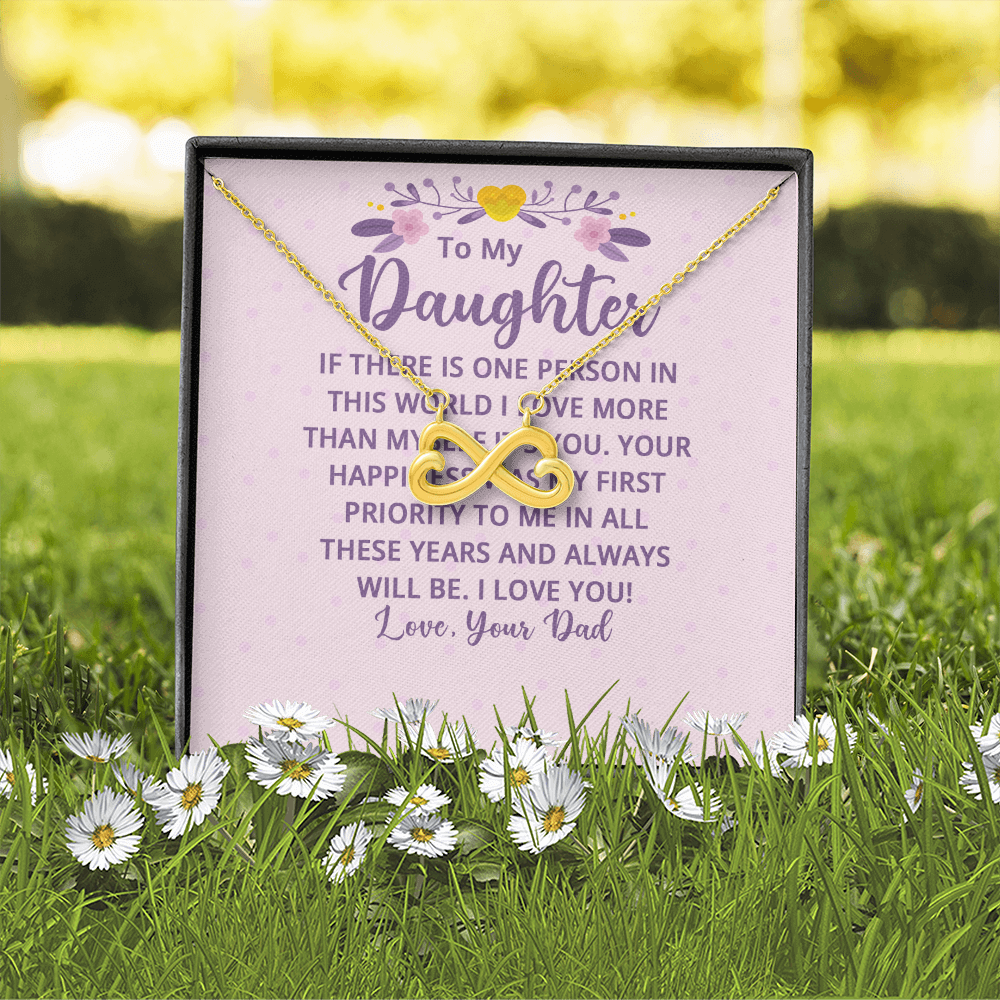 Endless Love Necklace:Daughter -Love Your Dad