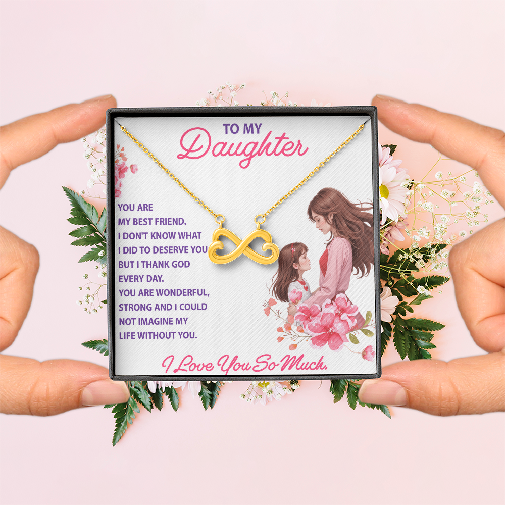 Endless Love Necklace:Daughter - You Are My Best Friend
