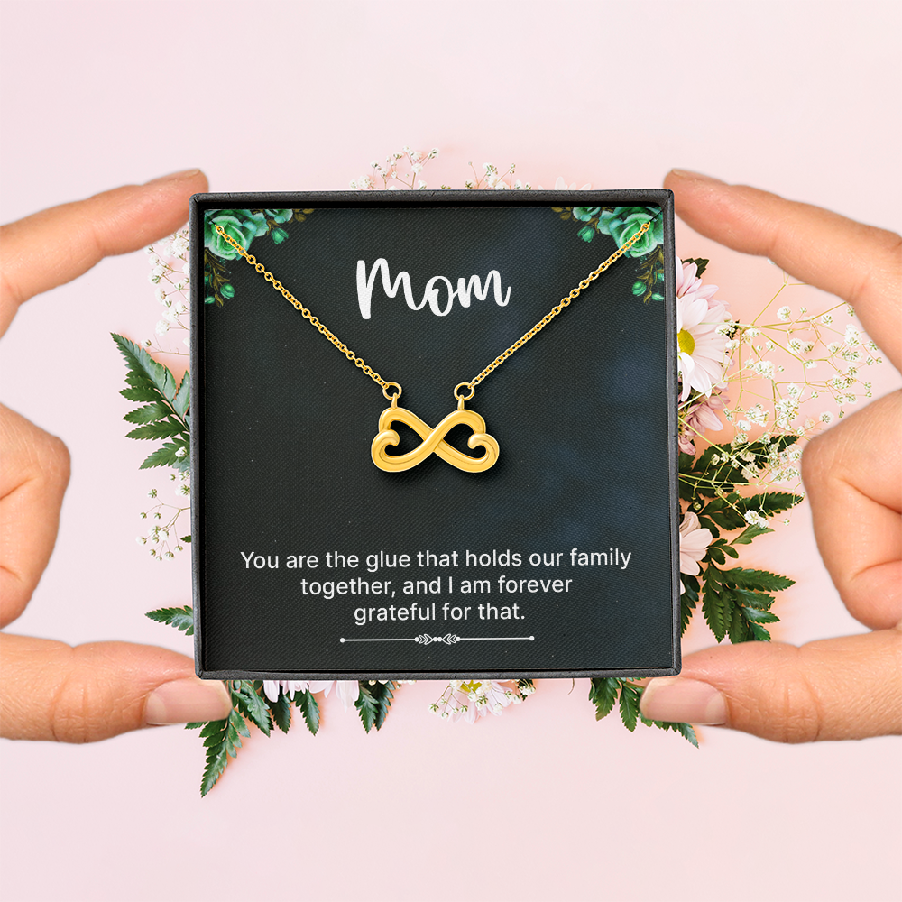 Endless Love Necklace : Mom- You Are The Glue