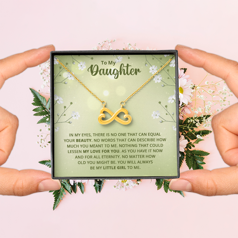 Endless Love Necklace: Daughter -In My Eyes My Little Girl