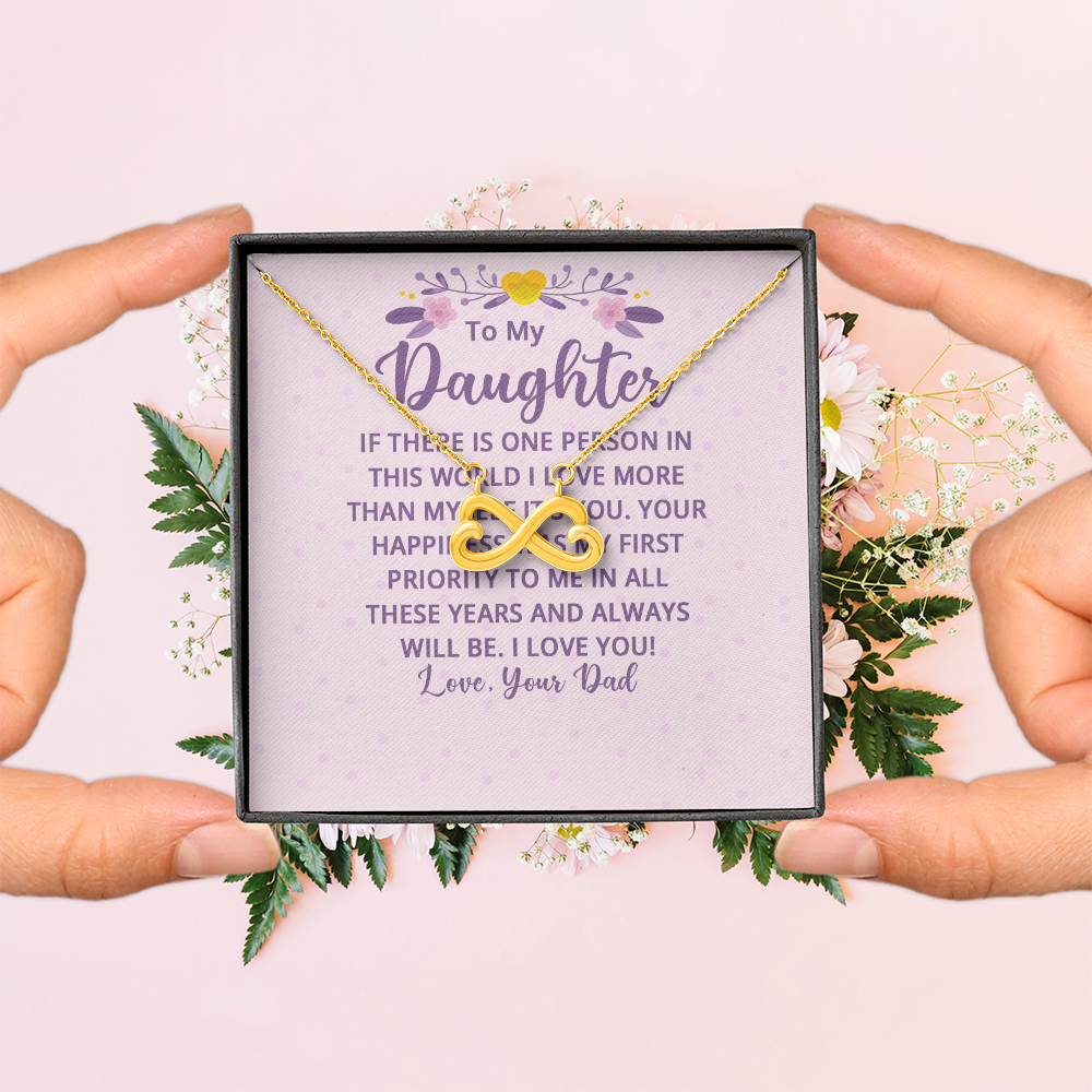 Endless Love Necklace:Daughter -Love Your Dad