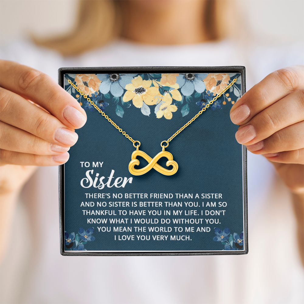 Endless Love Necklace:To My Sister