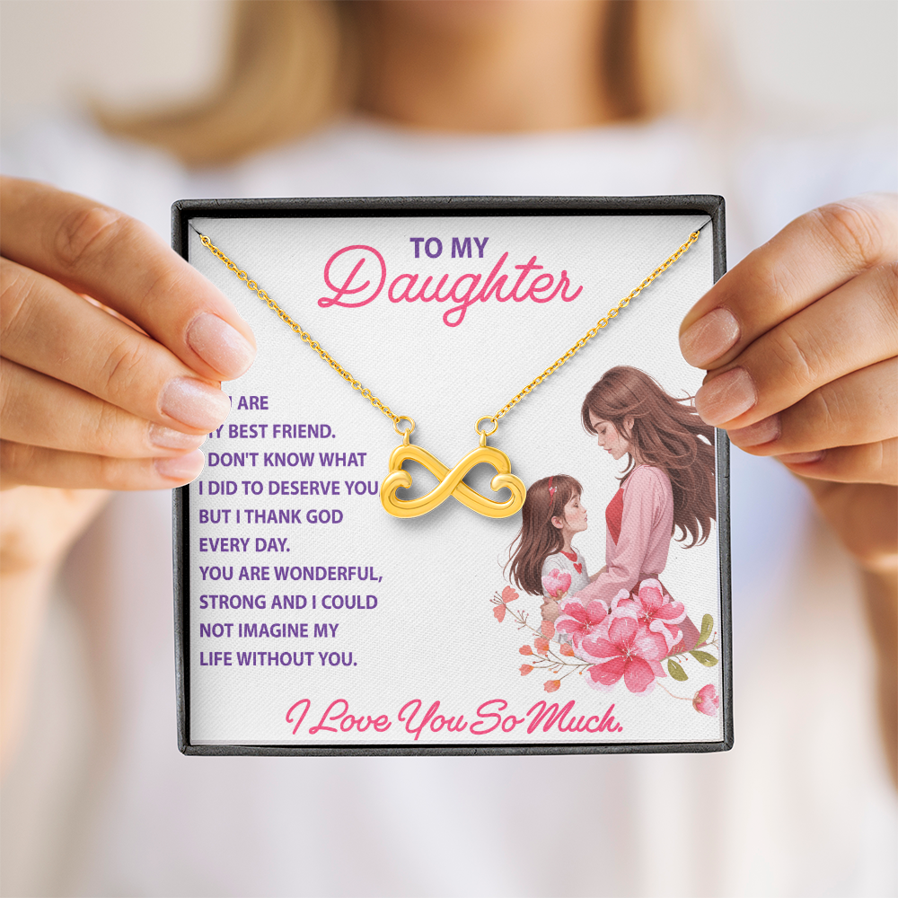 Endless Love Necklace:Daughter - You Are My Best Friend