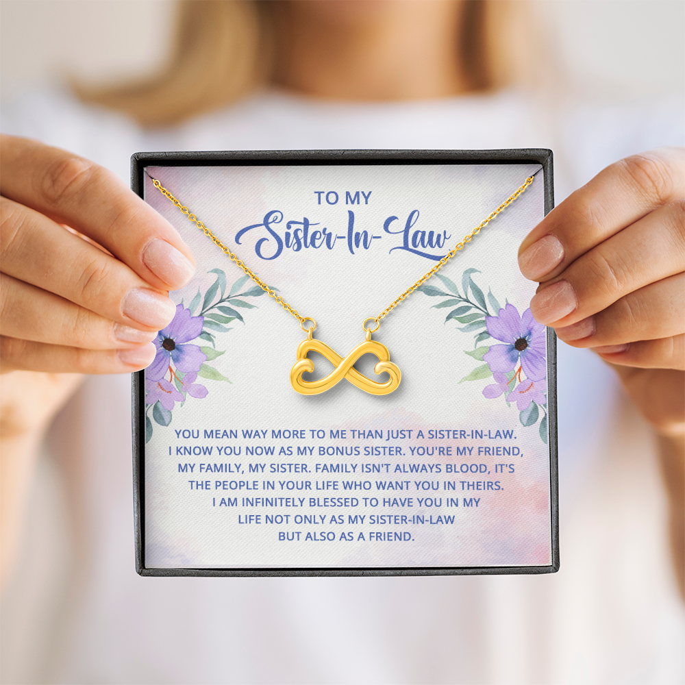 Endless Love Necklace: To My Sister -In-Law You Mean Way More To Me