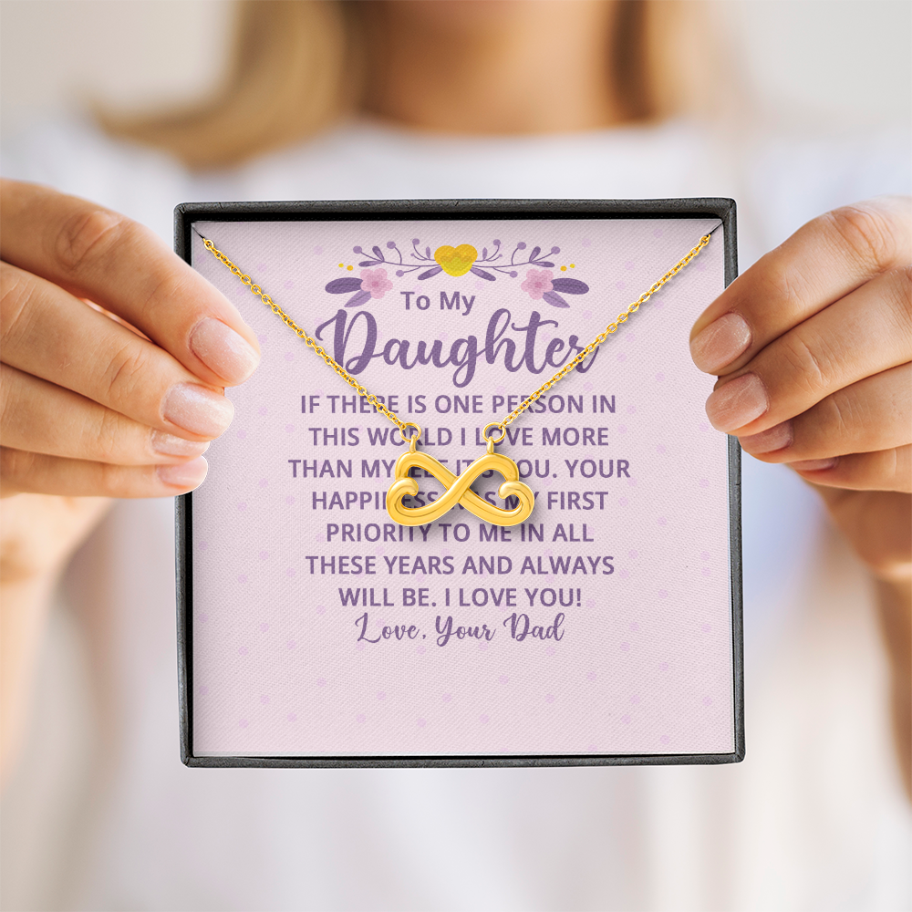 Endless Love Necklace:Daughter -Love Your Dad