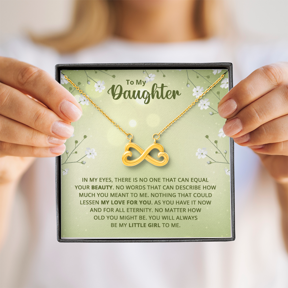 Endless Love Necklace: Daughter -In My Eyes My Little Girl