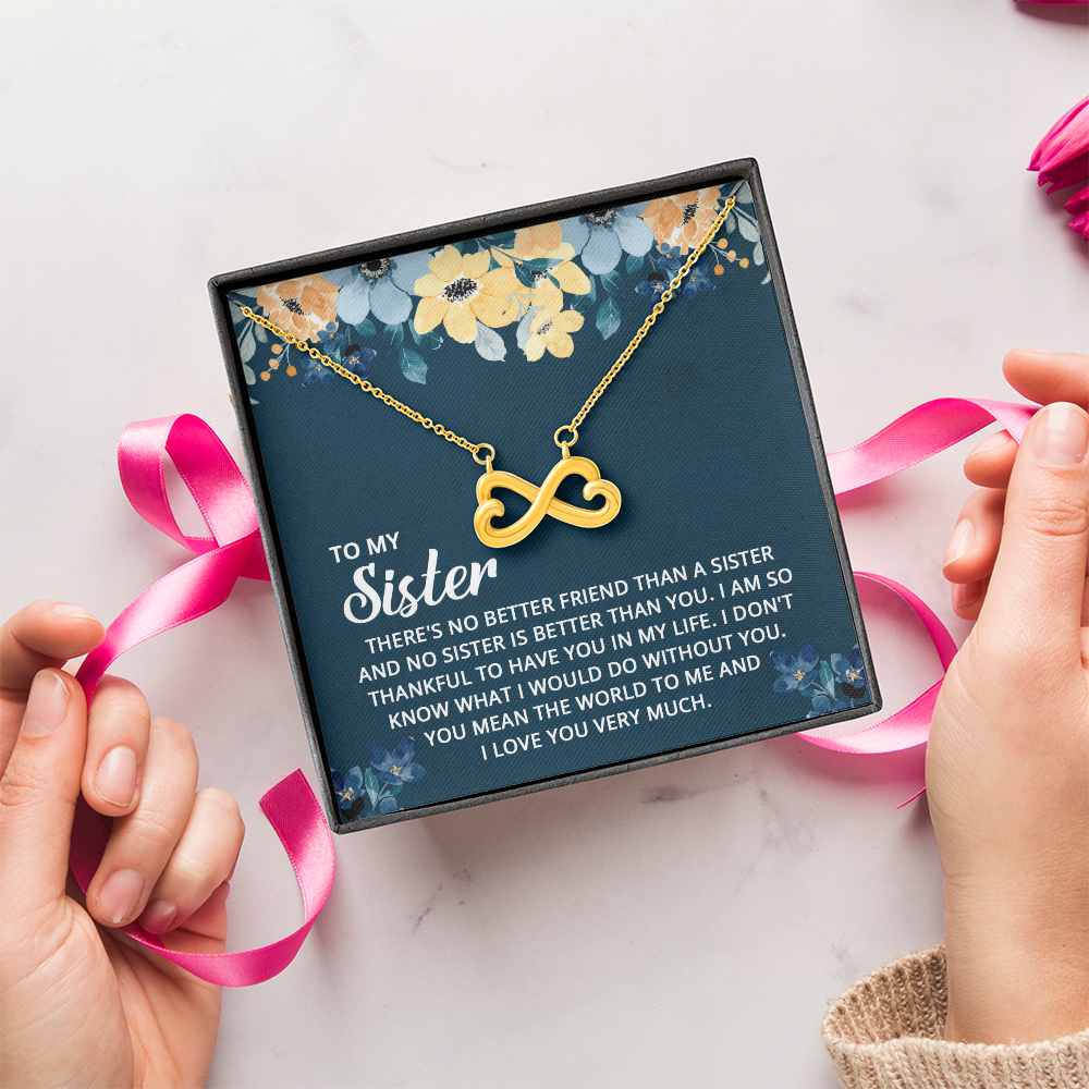 Endless Love Necklace:To My Sister