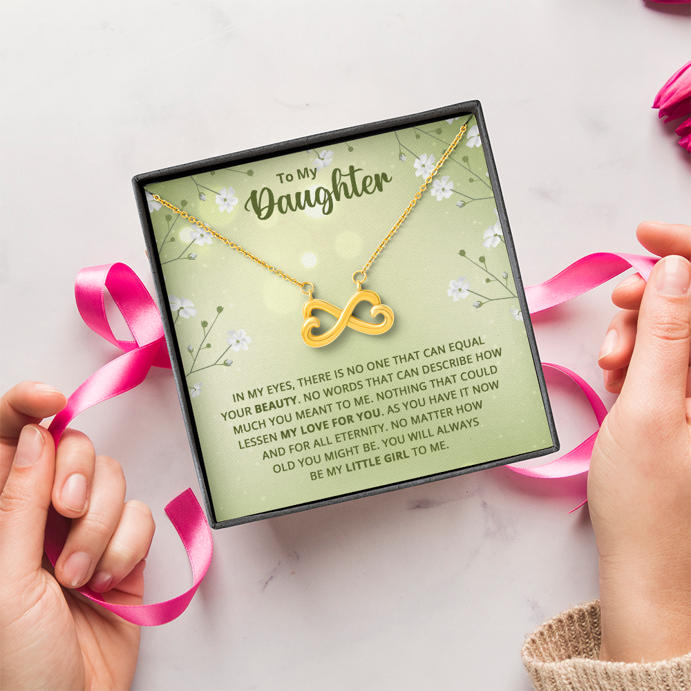 Endless Love Necklace: Daughter -In My Eyes My Little Girl