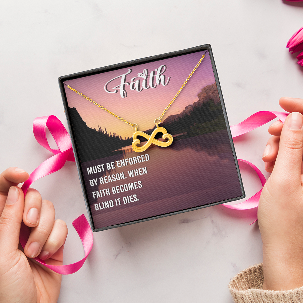 Endless Love Necklace: Faith Must Be Enforce