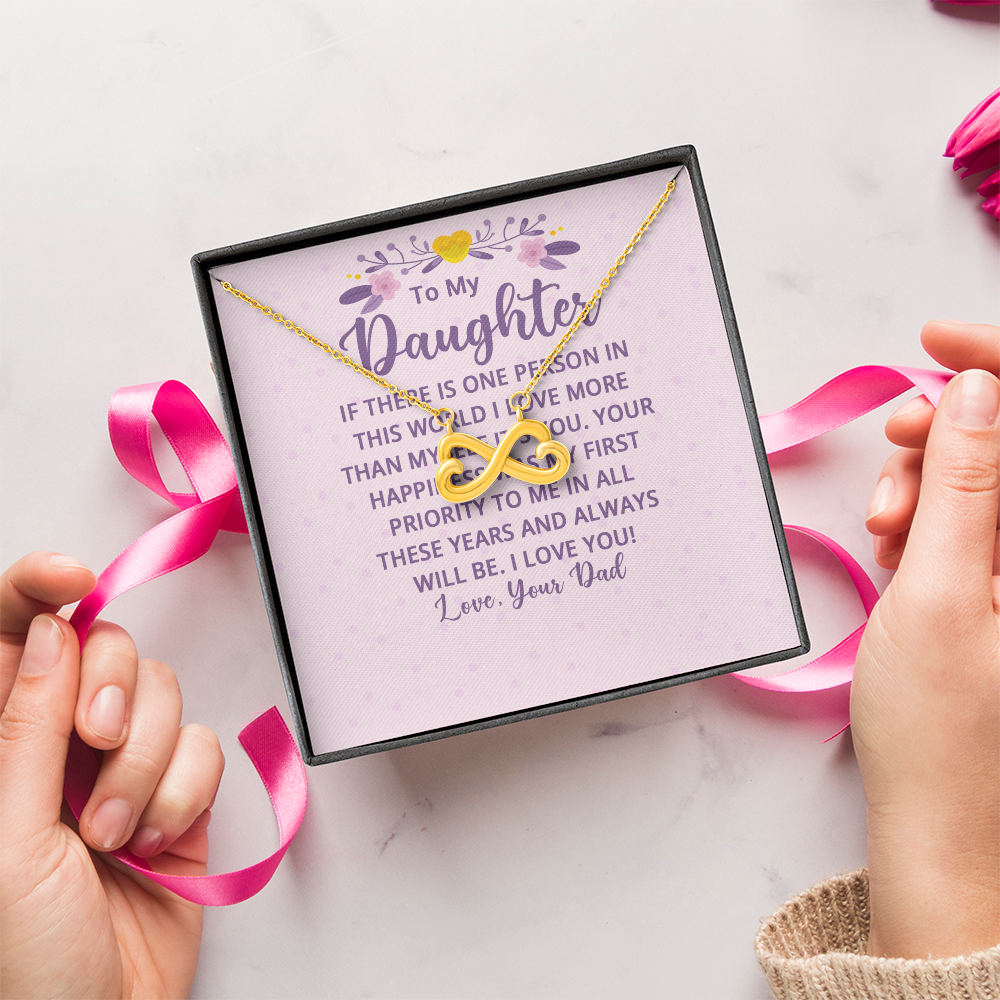 Endless Love Necklace:Daughter -Love Your Dad