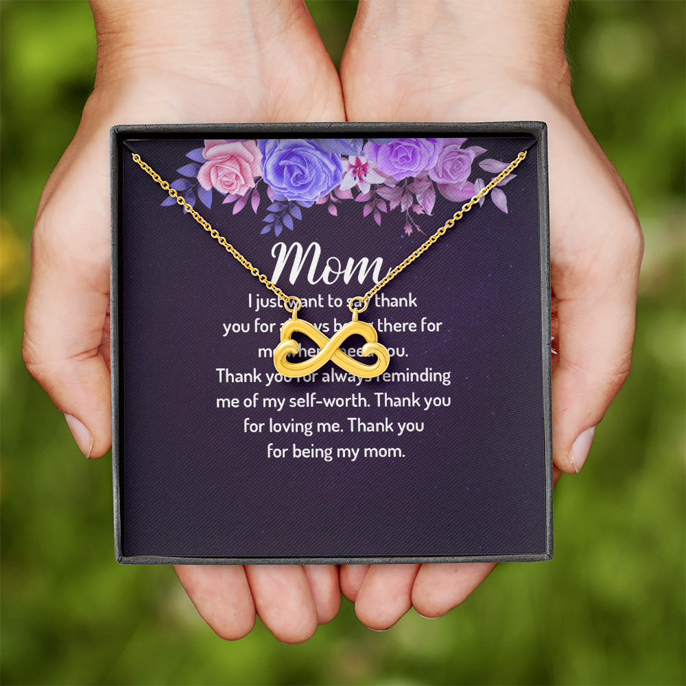Endless Love Necklace: Mom- Thank You