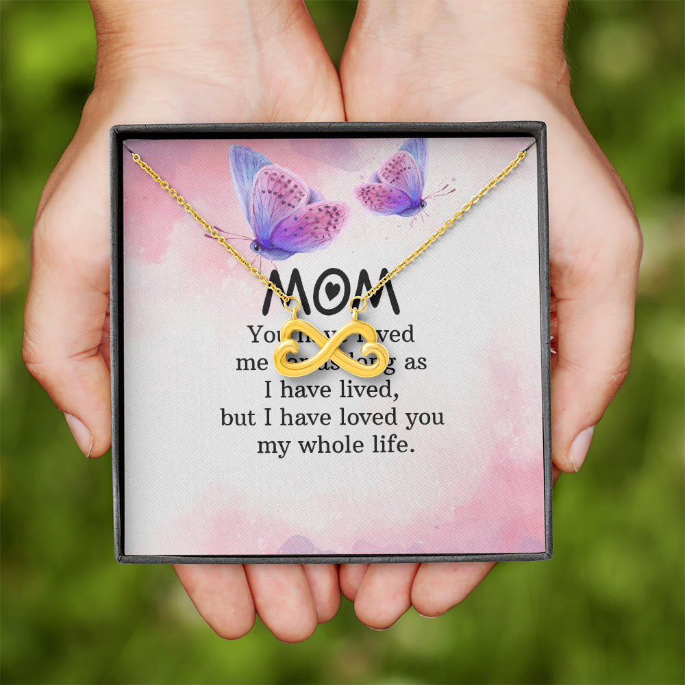 Endless Love Necklace: Mom- I Have Love For You My Whole Life
