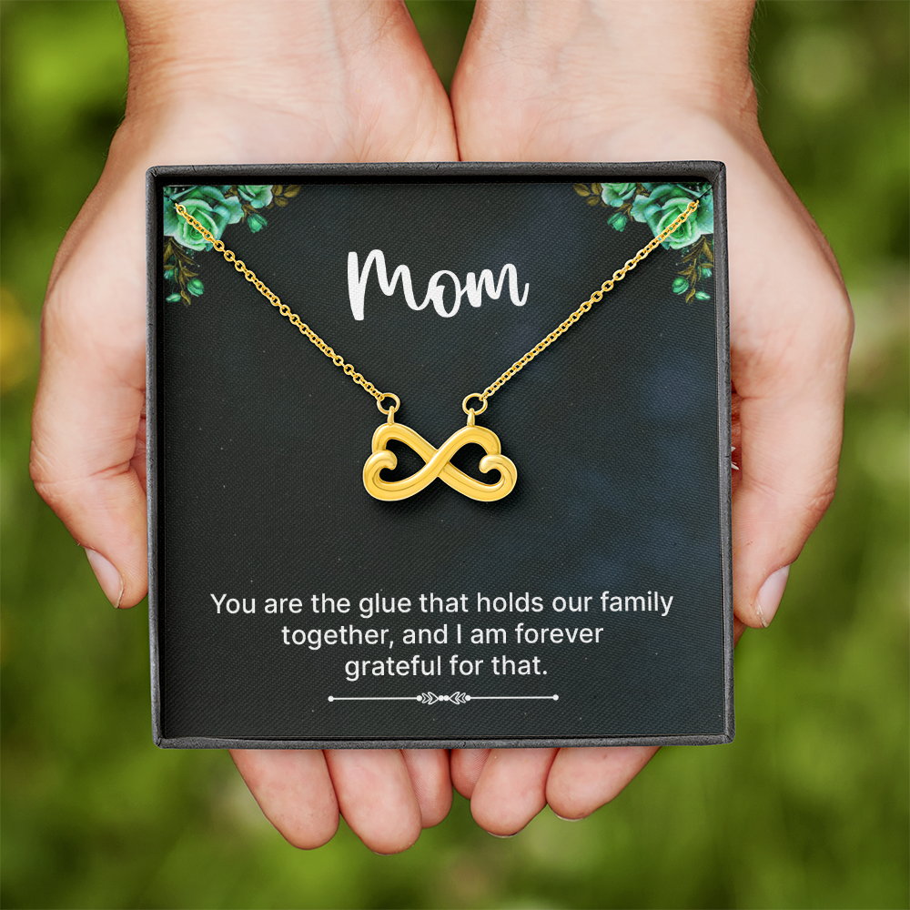 Endless Love Necklace : Mom- You Are The Glue