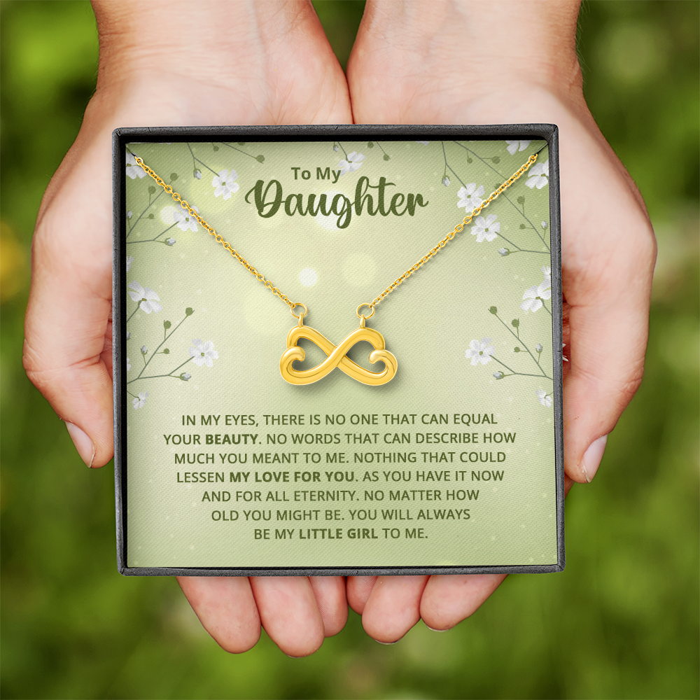 Endless Love Necklace: Daughter -In My Eyes My Little Girl