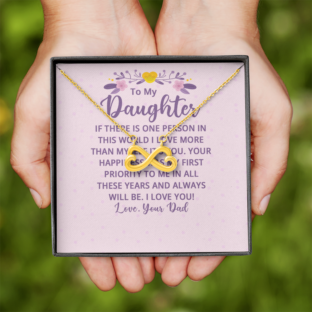 Endless Love Necklace:Daughter -Love Your Dad