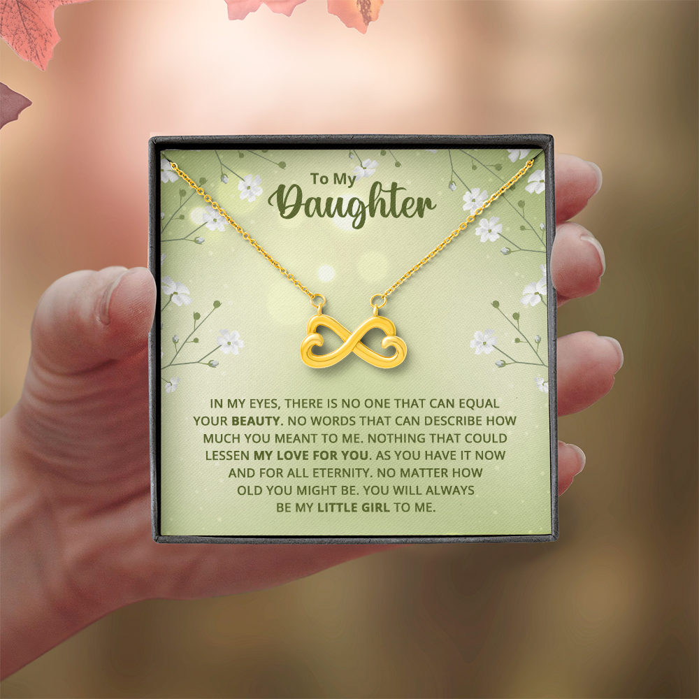 Endless Love Necklace: Daughter -In My Eyes My Little Girl
