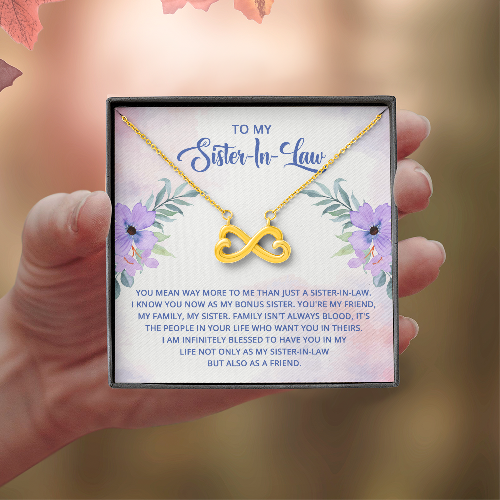 Endless Love Necklace: To My Sister -In-Law You Mean Way More To Me