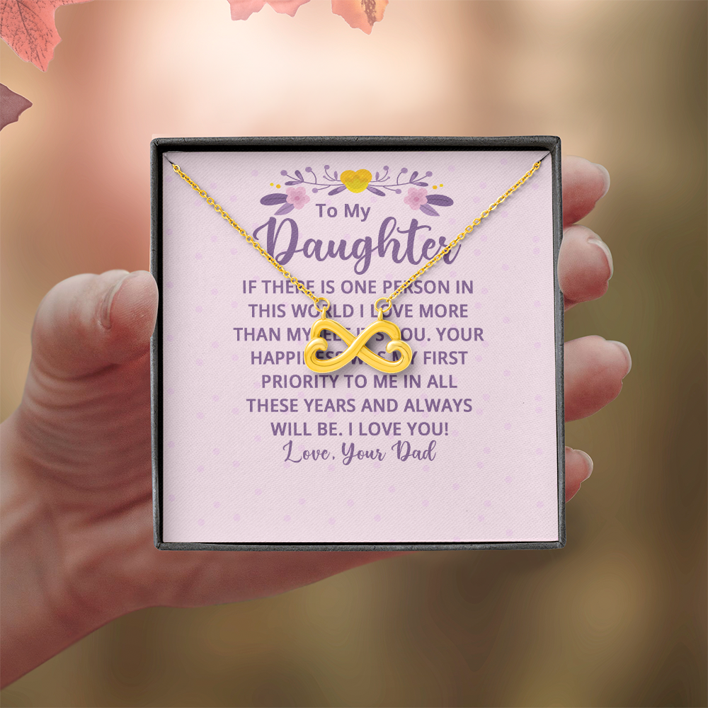 Endless Love Necklace:Daughter -Love Your Dad