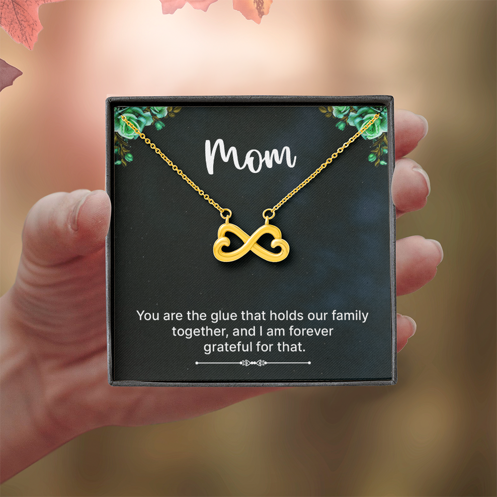 Endless Love Necklace : Mom- You Are The Glue