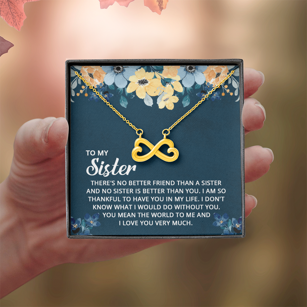 Endless Love Necklace:To My Sister
