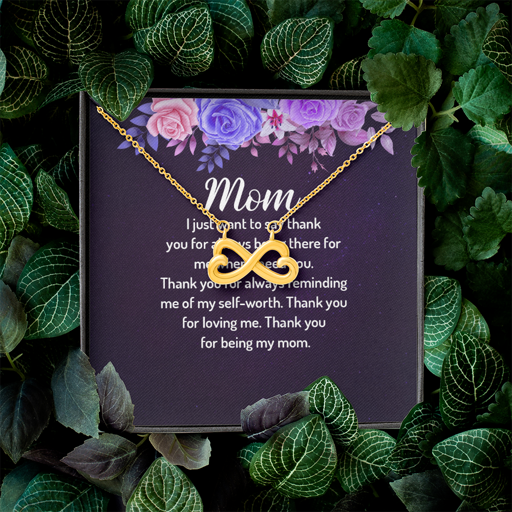 Endless Love Necklace: Mom- Thank You