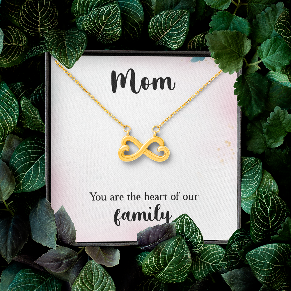Endless Love Necklace: Mom : You Are The Heart Of This Family