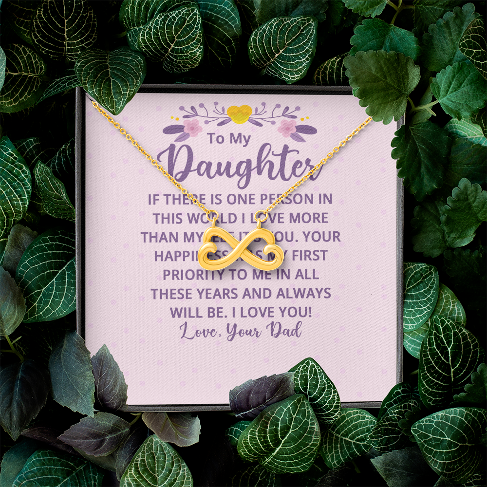 Endless Love Necklace:Daughter -Love Your Dad
