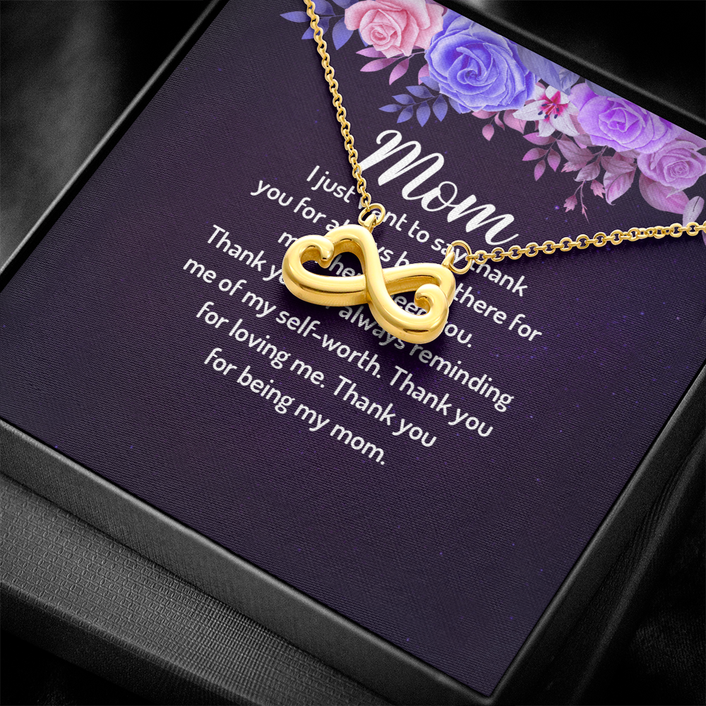 Endless Love Necklace: Mom- Thank You