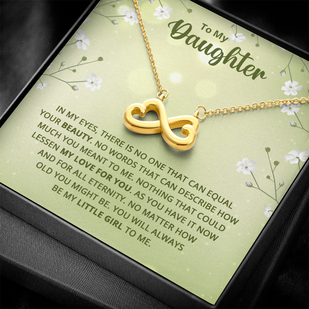 Endless Love Necklace: Daughter -In My Eyes My Little Girl