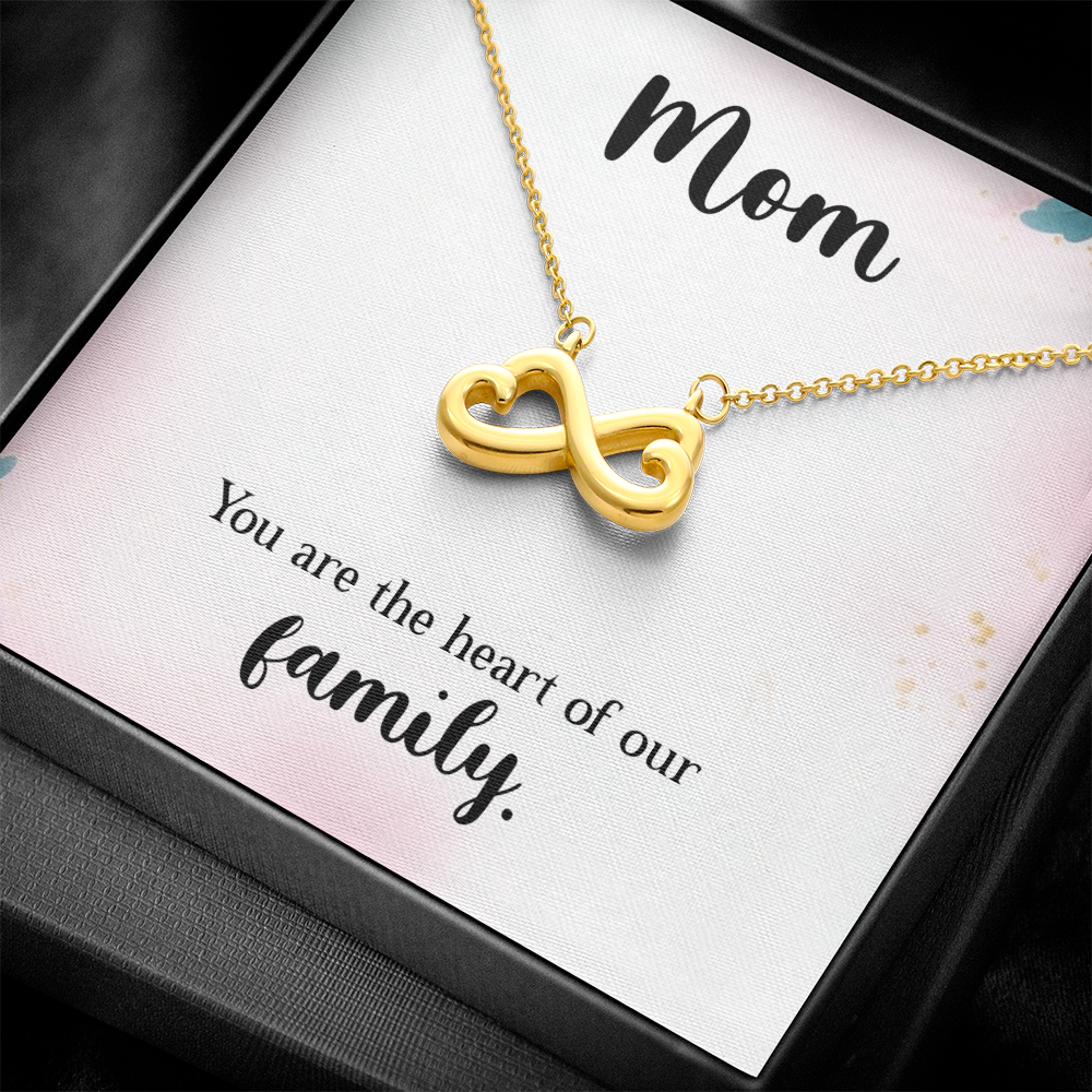 Endless Love Necklace: Mom : You Are The Heart Of This Family