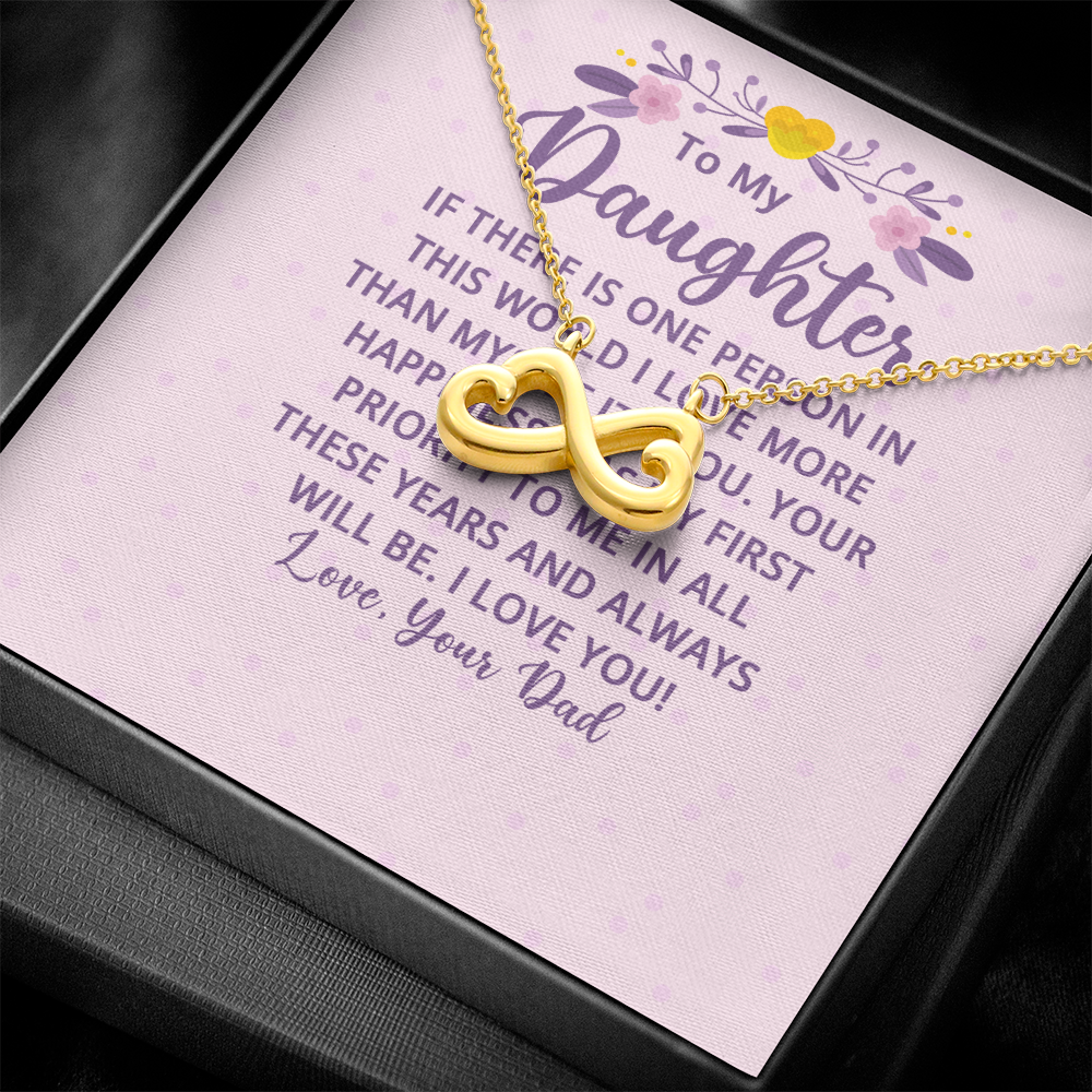 Endless Love Necklace:Daughter -Love Your Dad