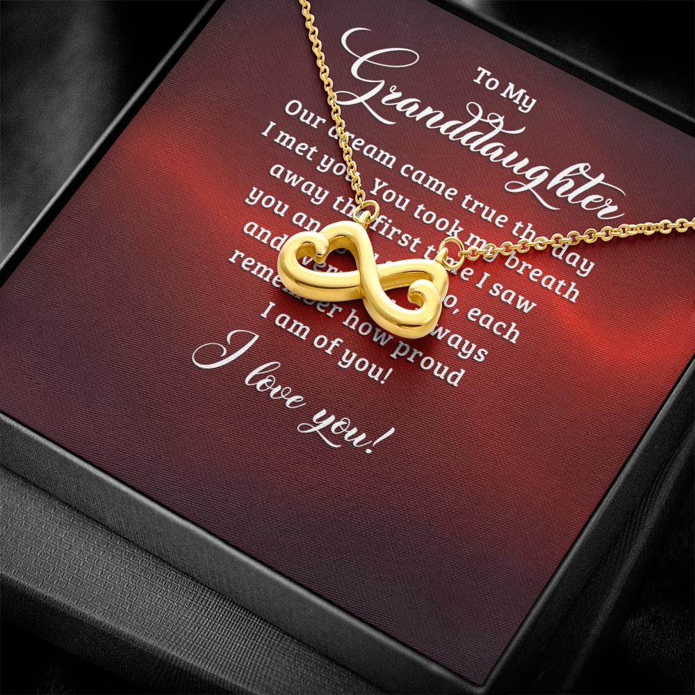 Endless Love Necklace:To My Granddaughter
